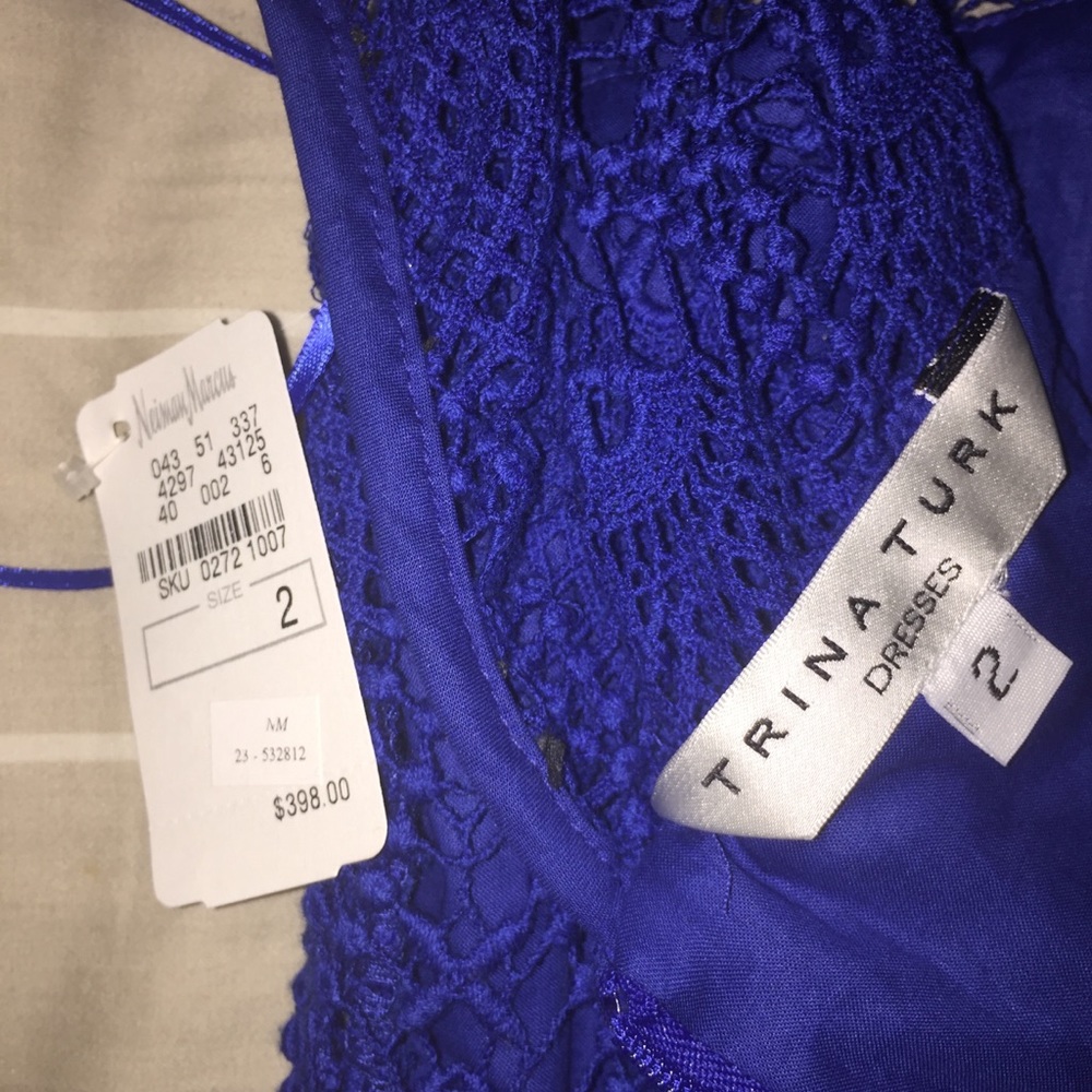 Neiman Marcus Size 2 Royal Blue Dress